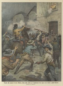 Asalto a las prisiones de Cairo (Illinois), defendidas por la policía, para apoderarse de un negro culpable