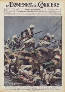 Costumbres bárbaras etíopes, las fortalezas humanas de Achille Beltrame
