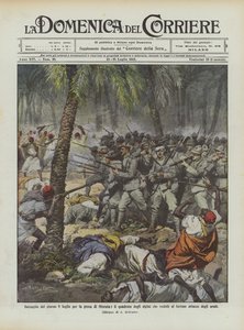 Batalla del 8 de julio por la toma de Misrata, el cuadrado de los alpinos que resiste de Achille Beltrame