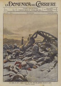 Cómo comienza, entre dolores y sangre, el nuevo año 1915, la mitad de la población mundial en guerra