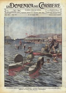 Nuevos aparatos deportivos, los hidrociclos, son la distracción de estos días de Achille Beltrame