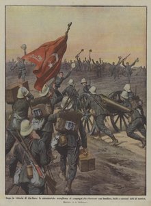 Después de la victoria de Ain-Zara, las entusiastas bienvenidas a los compañeros que regresan con banderas