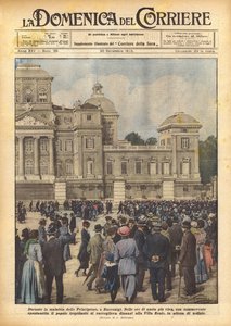 Durante la enfermedad de las Princesas, en Racconigi