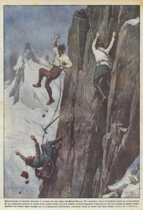 Emocionante aventura durante la escalada a una cima del Monte Blanco