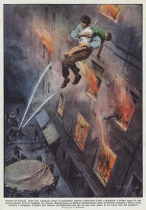 Heroísmos de italianos de Achille Beltrame