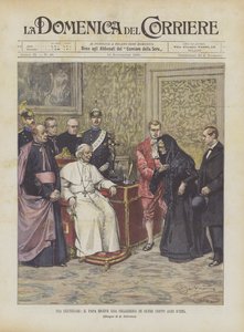 Entre centenarios, el Papa recibe a una peregrina de más de cien años de edad