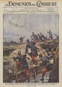 Guerra modernísima, avión alemán derribado en las trincheras francesas, cerca de Soissons