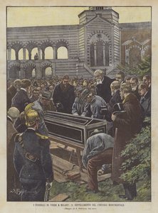 Los funerales de Verdi en Milán, el entierro en el Cementerio Monumental