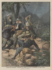 Los dramas del contrabando, un vicebrigadier que enfrenta solo a nueve contrabandistas en la frontera suiza