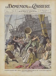 El dramático naufragio del vapor Lusitania, en la playa de Ferryland (América del Norte)