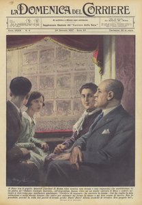 El Duce entre el pueblo