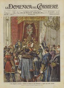 El rey de Hungría pronuncia el discurso de clausura de ese Parlamento tras los últimos escándalos de Achille Beltrame