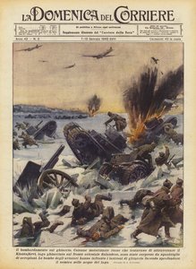 El bombardeo sobre el hielo