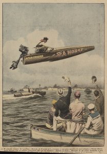 El bote volador de Achille Beltrame