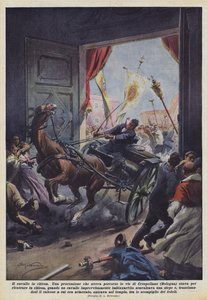 El caballo en la iglesia