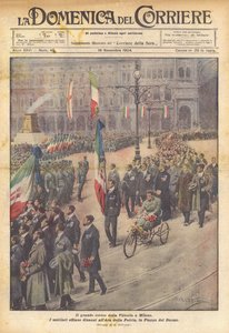El gran desfile de la Victoria en Milán