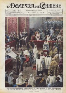 El matrimonio de la Princesa Lydia de Arenberg con el Duque de Pistoia