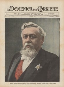 El senador Clemente Armando Fallieres, nuevo Presidente de la República Francesa, nacido en Mezin en 1841