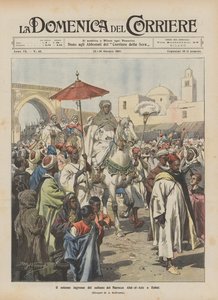 La solemne entrada del sultán de Marruecos Abd-el-Aziz en Rabat