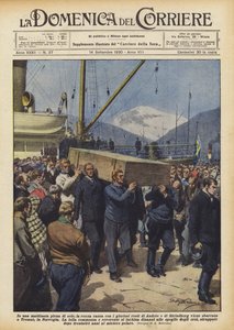 En una mañana soleada, el tosco ataúd con los gloriosos restos de Andrée y Strindberg