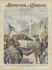 La inauguración del monumento a la guía alpina Ollier desaparecida durante la expedición del duque de Achille Beltrame