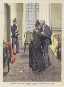 El encuentro del capitán Dreyfus con su esposa en la prisión de Rennes, la mañana del 1 de julio