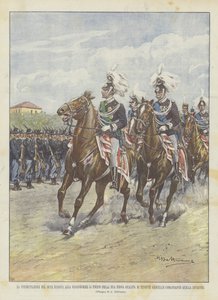 La presentación del duque de Aosta a la guarnición de Turín en su nueva calidad de teniente de Achille Beltrame
