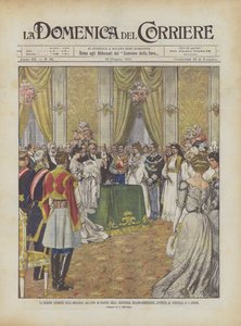 La solemne ceremonia de la rogación del acta de nacimiento de la princesa Yolanda-Margarita