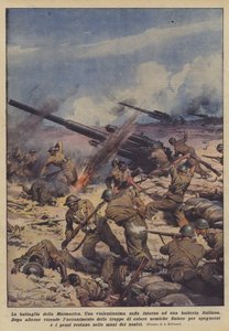 La batalla de la Marmárica de Achille Beltrame