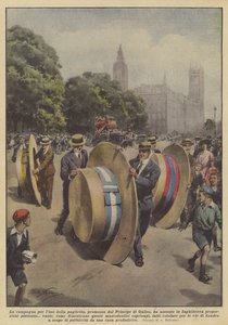 La campaña para el uso del sombrero de paja, promovida por el Príncipe de Gales, ha tomado en Inglaterra...