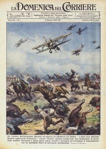 La carga de la aviación de Achille Beltrame
