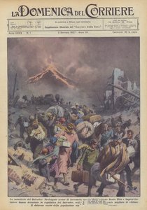 La catástrofe de El Salvador de Achille Beltrame