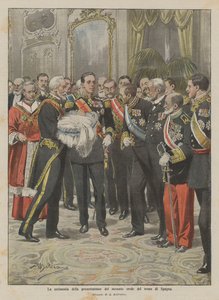La ceremonia de presentación del recién nacido heredero al trono de España