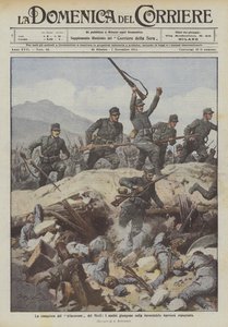 La conquista del trinchera del Mrzli, los nuestros llegan a la formidable barrera conquistada
