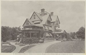 La residencia habitual de Edison, cerca de su laboratorio de Achille Beltrame
