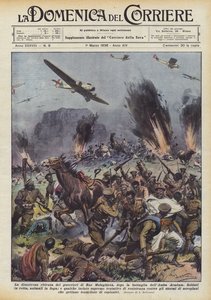 La desastrosa retirada de los guerreros de Ras Mulughieta, después de la batalla del Amba Aradam