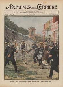 El final del Giro de Italia, la llegada de los campeones ciclistas en la Arena de Milán, el domingo pasado