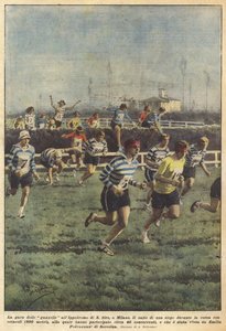 La carrera de las gacelas en el Hipódromo de San Siro, en Milán