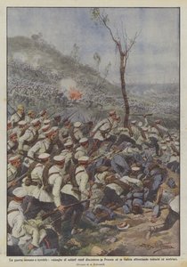 La guerra inmensa y terrible, avalanchas de soldados rusos descienden en Prusia y en Galicia