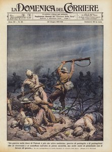 La guerra en las líneas de Tobruk es más que nada nocturna, guerra de patrullas y patrullones de Achille Beltrame