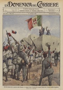 La lenta progresiva conquista de Cirenaica, las tropas del gen. Cavaciocchi ocupan Slonta donde de Achille Beltrame