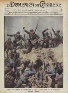 La lucha al noreste de Gorizia de Achille Beltrame