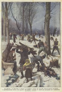 La miseria y el desorden en Viena de Achille Beltrame