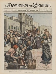 La persistente sequía en Apulia, la ansiosa búsqueda de agua a lo largo de las calles de Bari