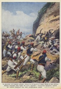 El castigo de los bandidos abisinios de Achille Beltrame