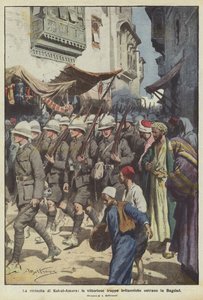 La revancha de Kut-el-Amara, las victoriosas tropas británicas entran en Bagdad