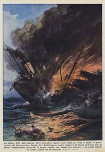 La masacre de los barcos ingleses de Achille Beltrame