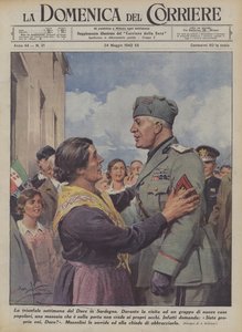 La triunfal semana del Duce en Cerdeña