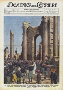 La visita de los estudiantes universitarios en Tripolitania