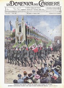 La apoteosis de la victoria en París de Achille Beltrame
